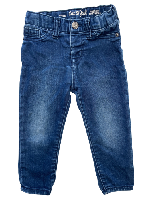 Cat & Jack Jeans - Blue Super Stretch Jeggings | size 18 Months