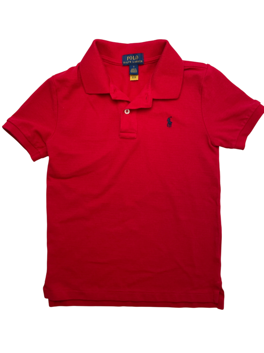 Polo Shirt - Red Polo | size 7