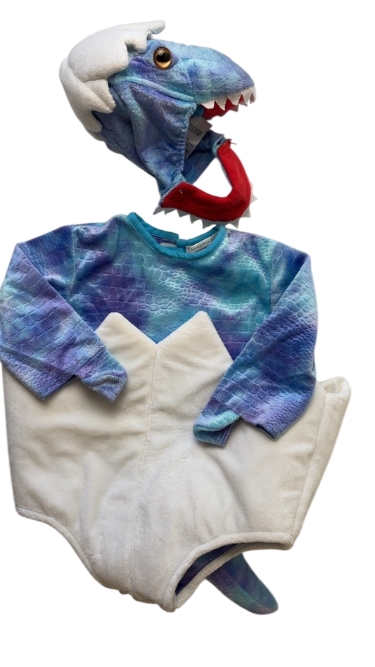 Pottery Barn Kids Halloween Costume - Blue Baby Dinosaur Egg | size 12 - 24 Months