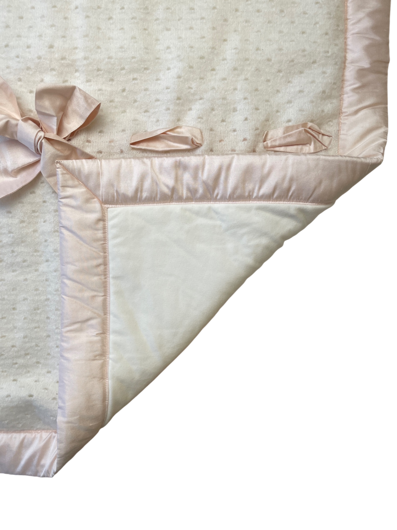 il gufo Blanket - Pink Knit Silk Lining Made in Italy | size One Size