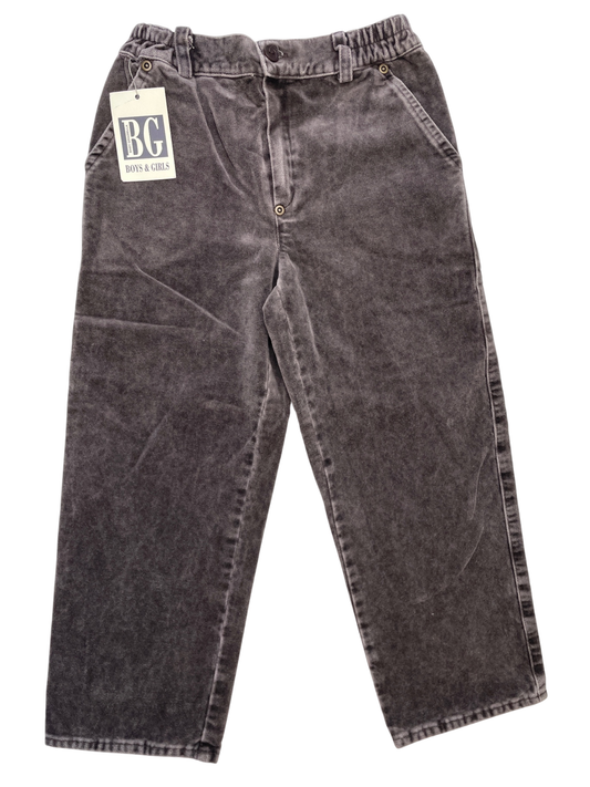 Baby Graziella Pants - Brown Velvet Trouser 100% Cotton Made in Italy | size 4T