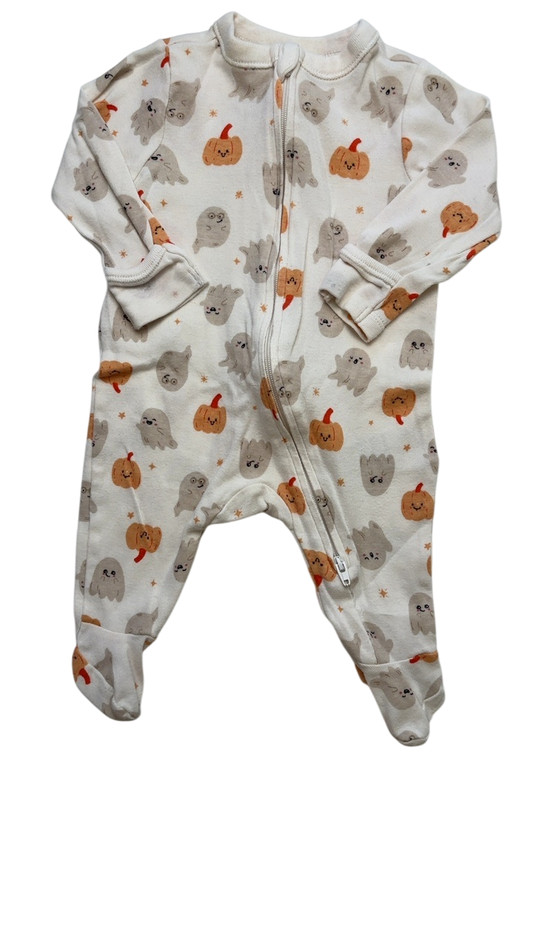 Old Navy Halloween Clothing - Pumpkin Bodysuit | size 0 - 3 Months