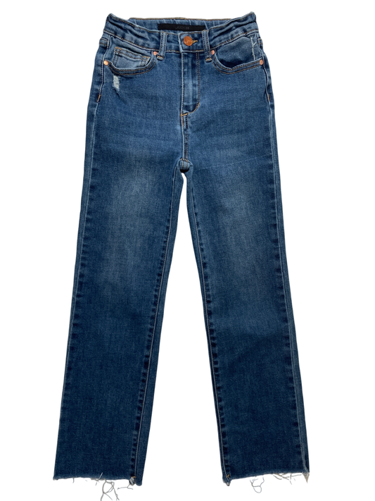 Joe's Jeans Jeans - Blue Denim Straight Leg Raw Hem | size 10