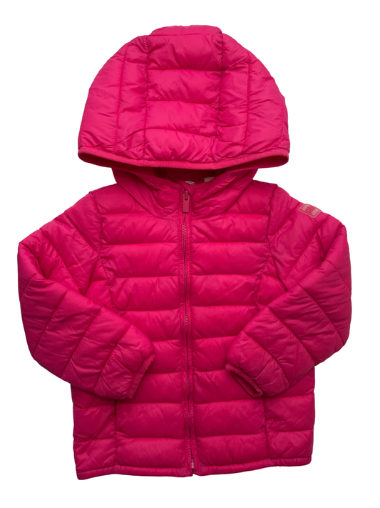 Baby Gap Coat - Pink Puffer w/ Hood | size 4T