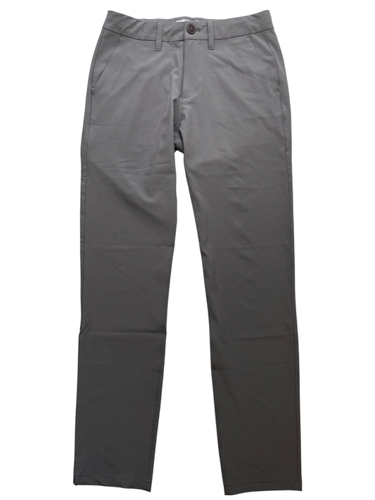 Abercrombie Kids Pants - Gray Performance Chino Solid | size 15/16