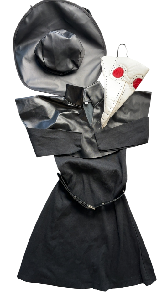 halloweencostumes.com Halloween Costume - Black Plague Doctor | size S