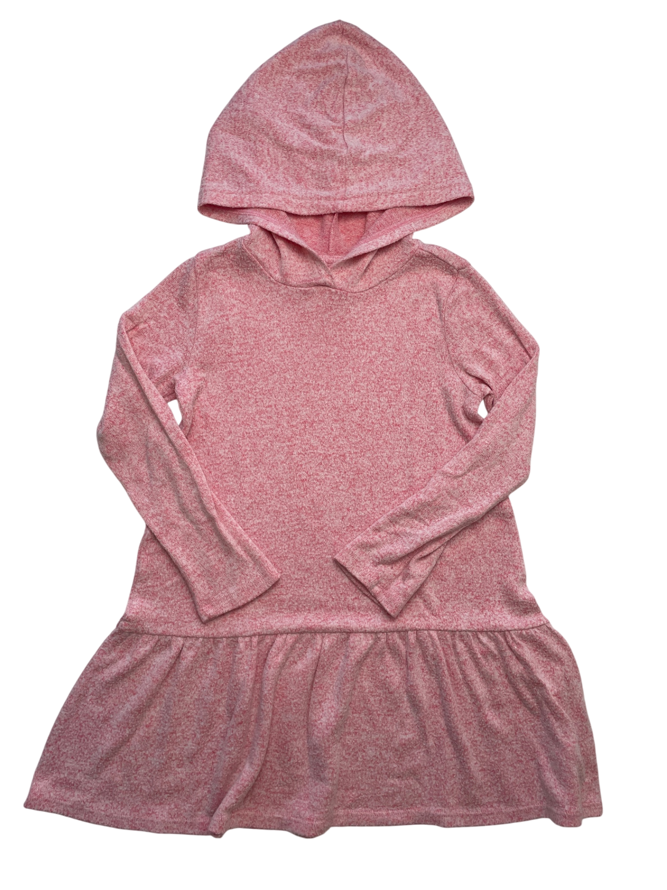 Tucker + Tate Dress - Pink Heathered w/ Hood + Front Pocket | size 5T