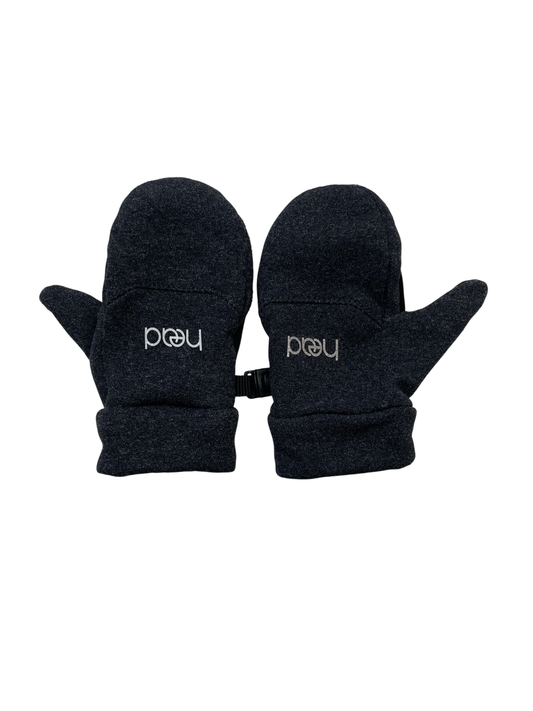 Head Gloves - Black Dot Grip Mittens | size XS