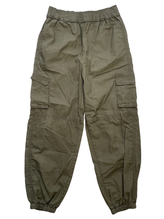 Treasure and Bond Pants - Green Cargo Cinched Ankle | size 8/10