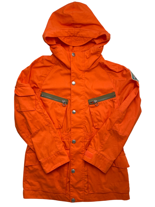 Polo Ralph Lauren Jacket - Orange Cargo Jacket w/ Hood | size 7