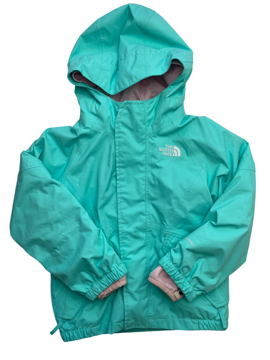 The North Face Jacket/Coat - Blue/Pink Convertible Puffer/Fleece w/ Hood | size 3T
