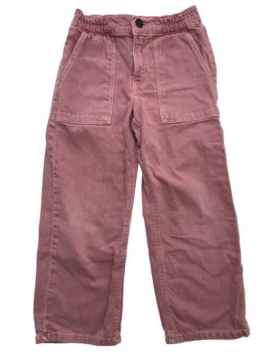 Zara Jeans - Pink Large Pockets Wide Leg | size 7