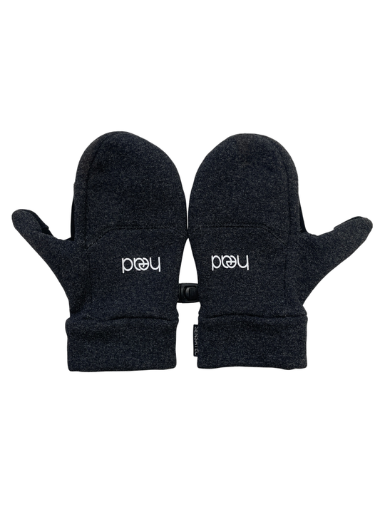 Head Gloves - Black Dot Grip Mittens | size S
