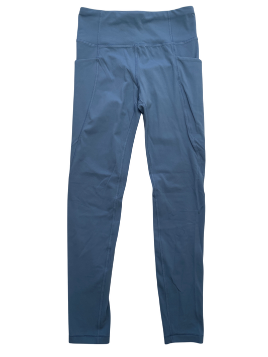 Athleta Girl Leggings - Blue Thigh Pocket | size 12