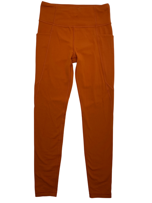 Athleta Girl Leggings - Orange Thigh Pocket | size 12