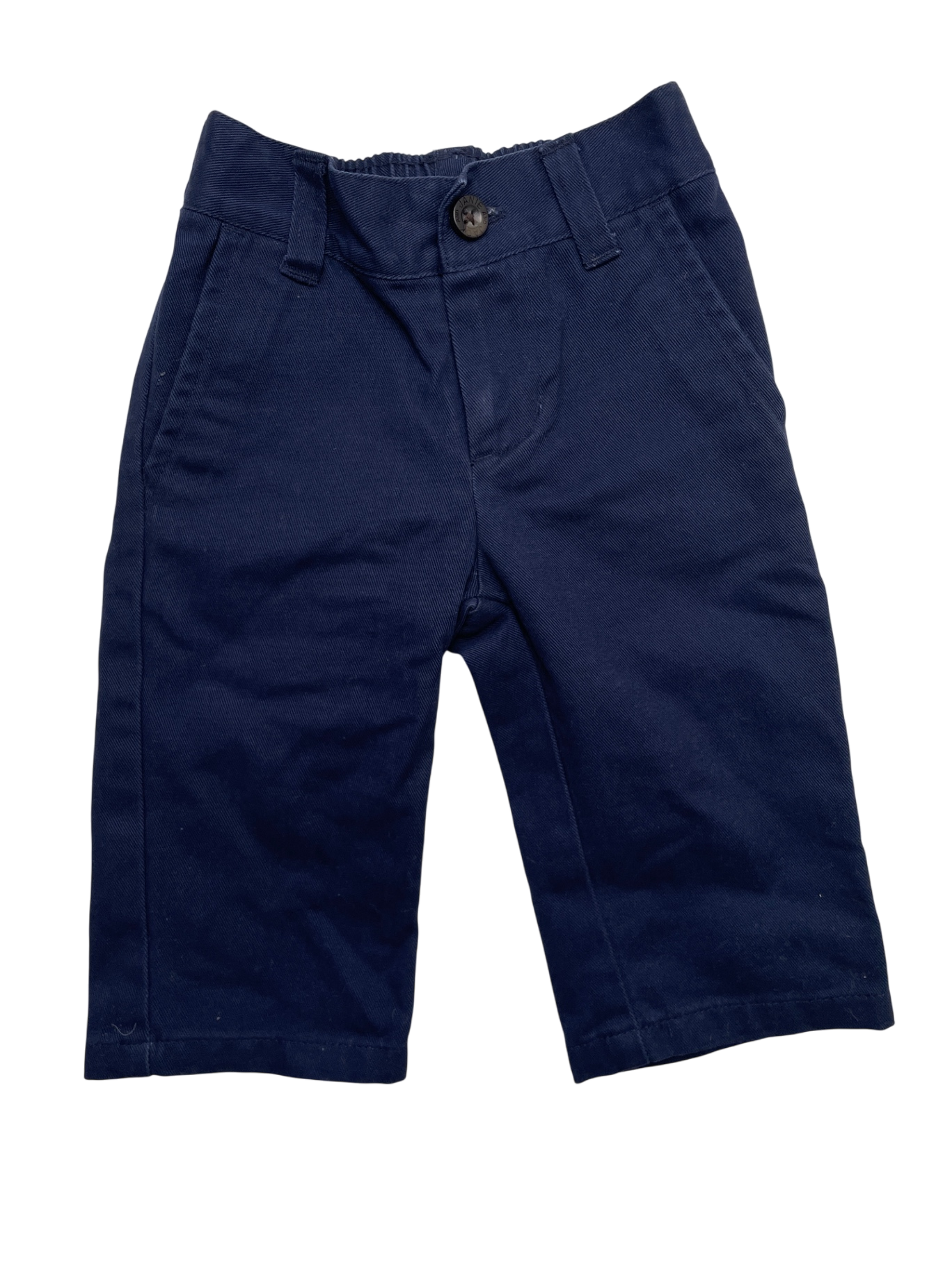 Janie and Jack Pants - Navy Blue Solid Trousers | size 3 - 6 Months