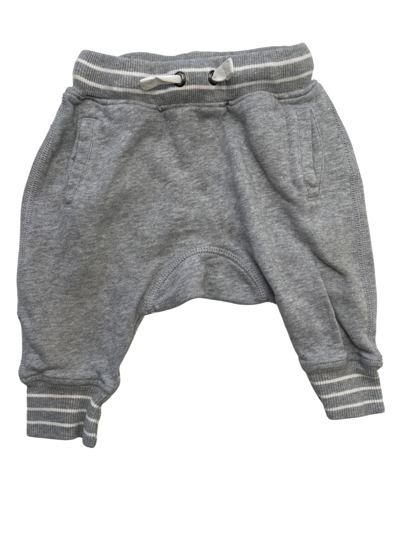 Hanna Andersson Sweatpants - Gray Heathered Jogger | size 6 - 12 Months