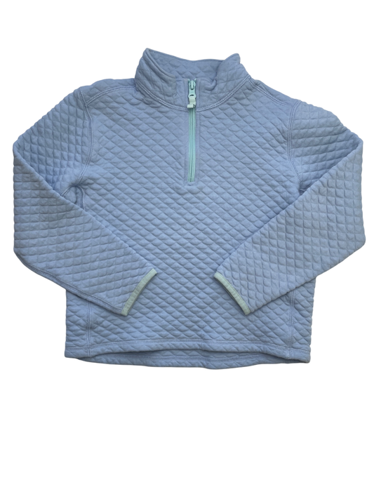 Crewcuts Sweatshirt - Blue Quilted 1/4 Zip | size 8/9