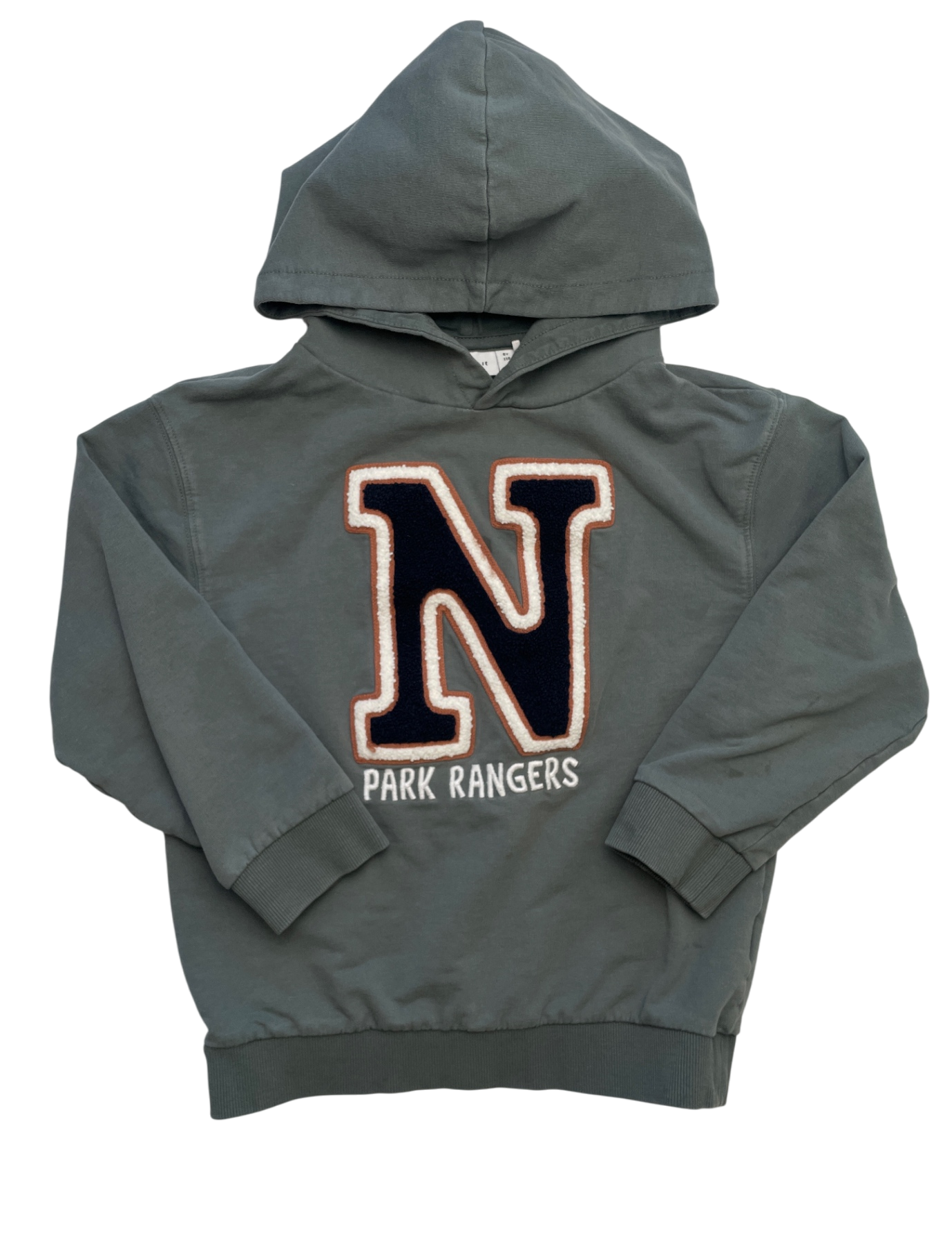 Name It Sweatshirt - Green 'N Park Rangers' Hoodie | size 6
