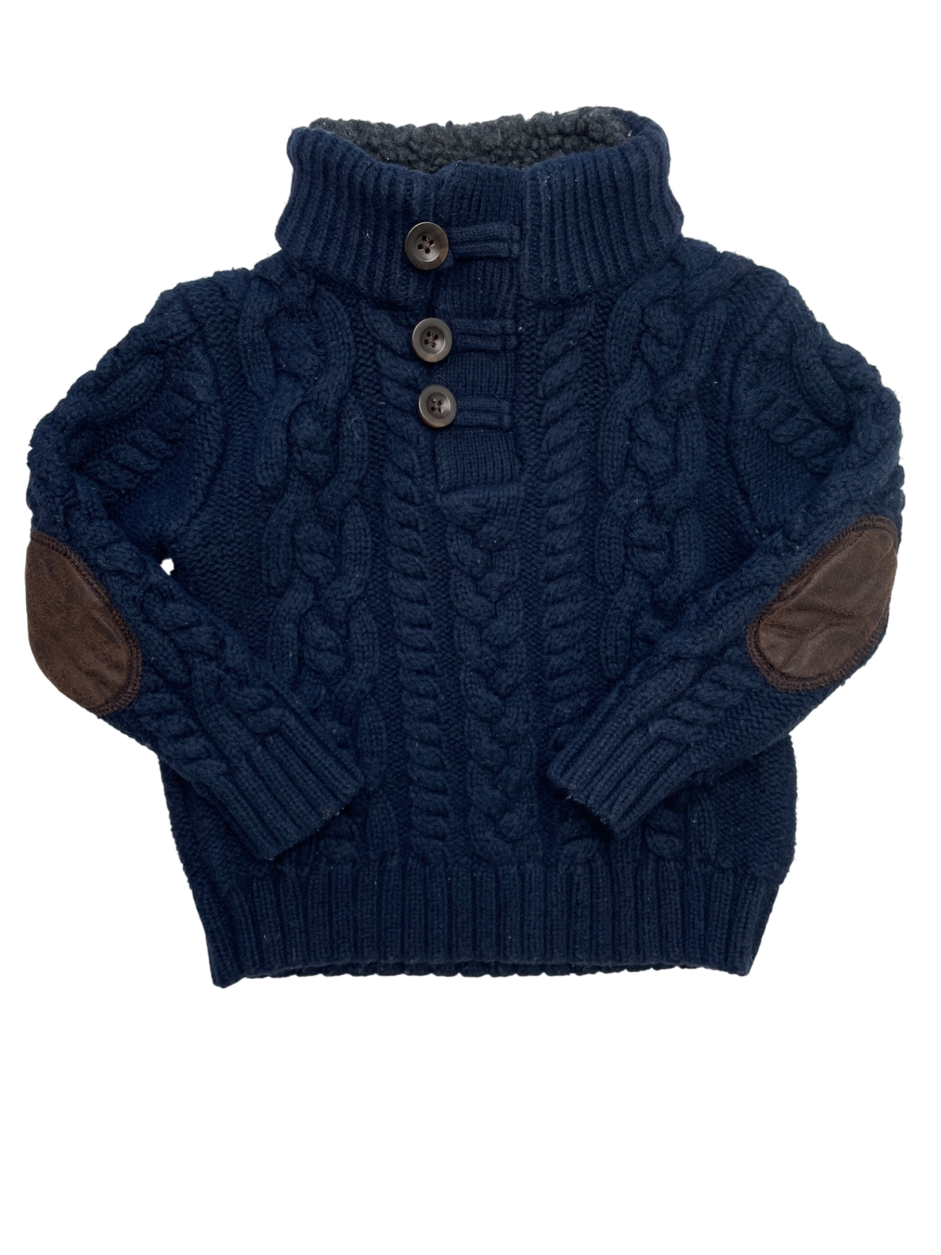 Baby Gap Sweater - Navy Blue Mock Neck | size 2T