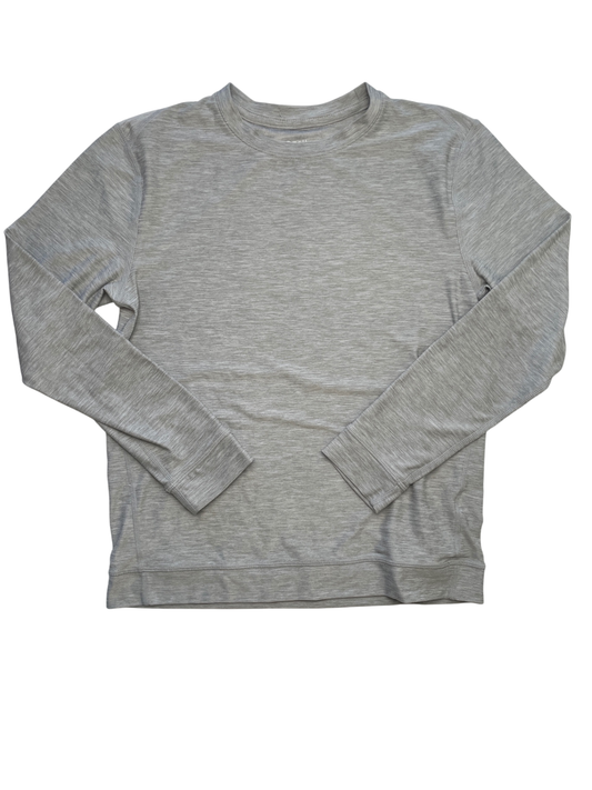 Zella Shirt - Gray Heathered Long Sleeve | size 7/8