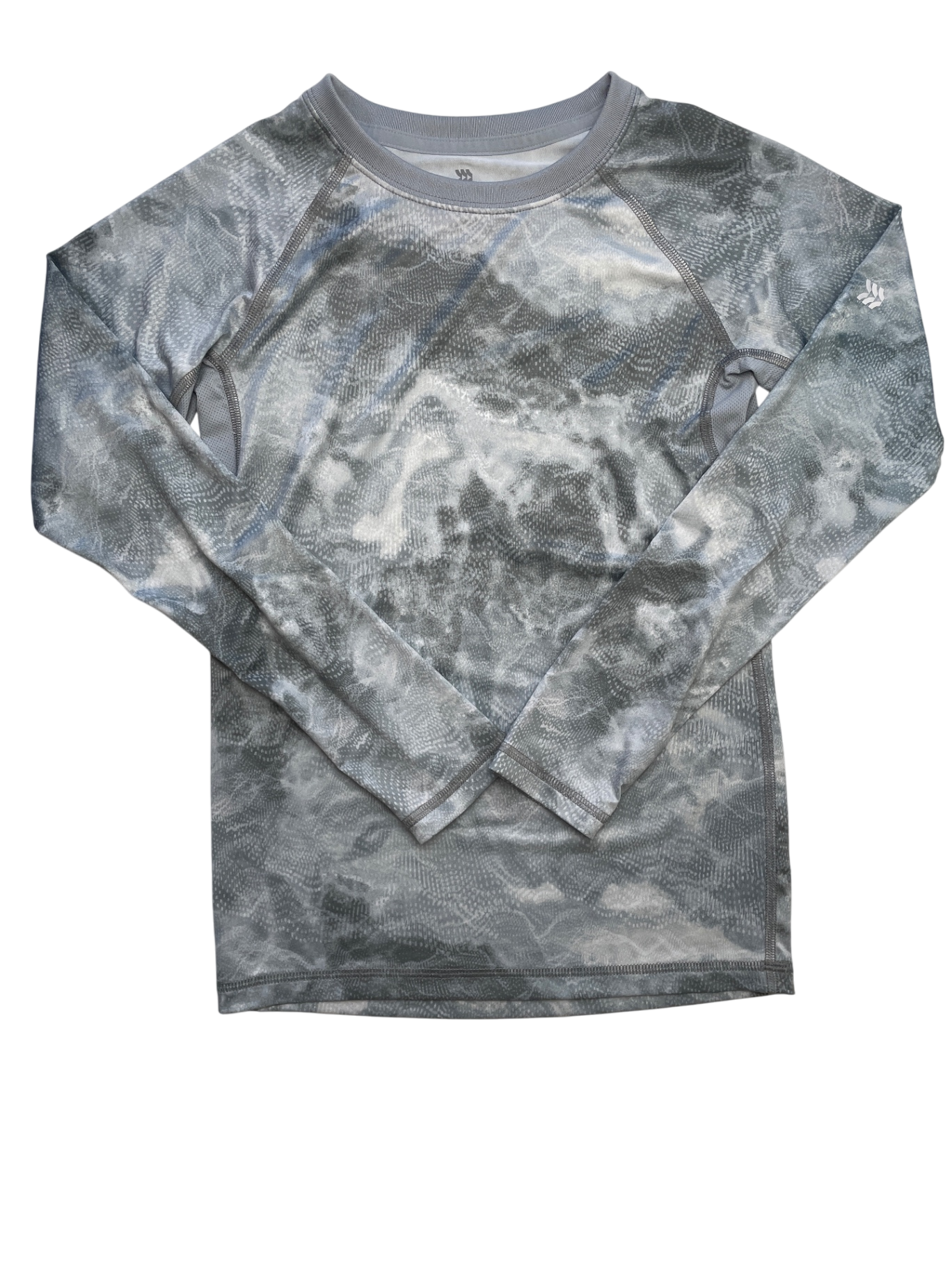 All in Motion Shirt - Gray Tie Dye Athletic Long Sleeve | size 8/