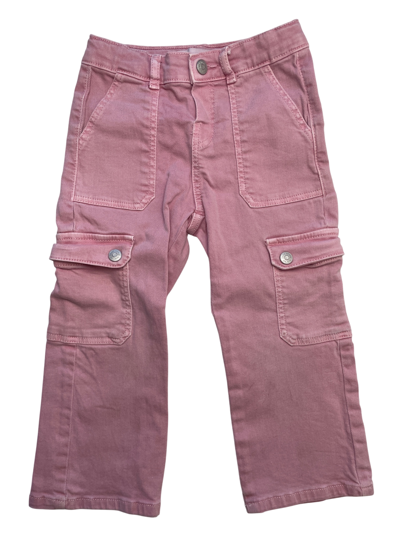 Zara Jeans - Pink Cargo Pockets | size 2T/3T