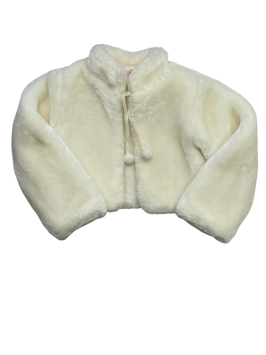 RePanda Jacket - White Faux Fur | size 3T