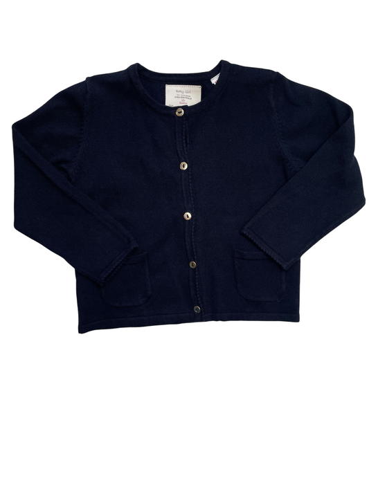 Zara Sweater - Navy Blue Knitwear Cardigan | size 12 - 18 Months