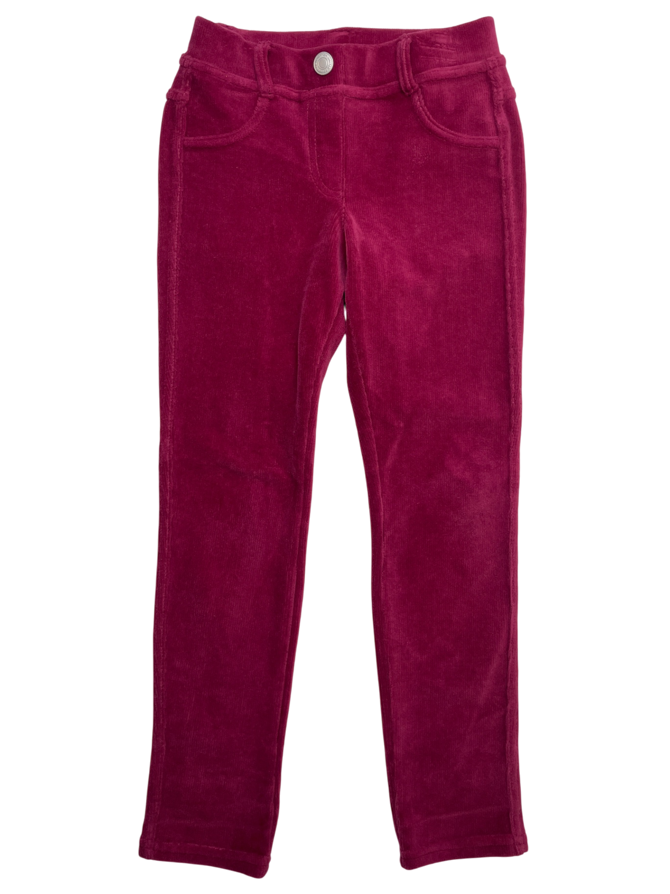 United Colors of Benetton Pants - Red Corduroy Skinny Stretchy | size 6/7