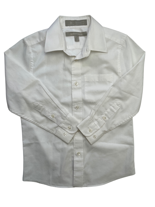 Nordstrom Shirt - White Long Sleeve Button Up | size 4T