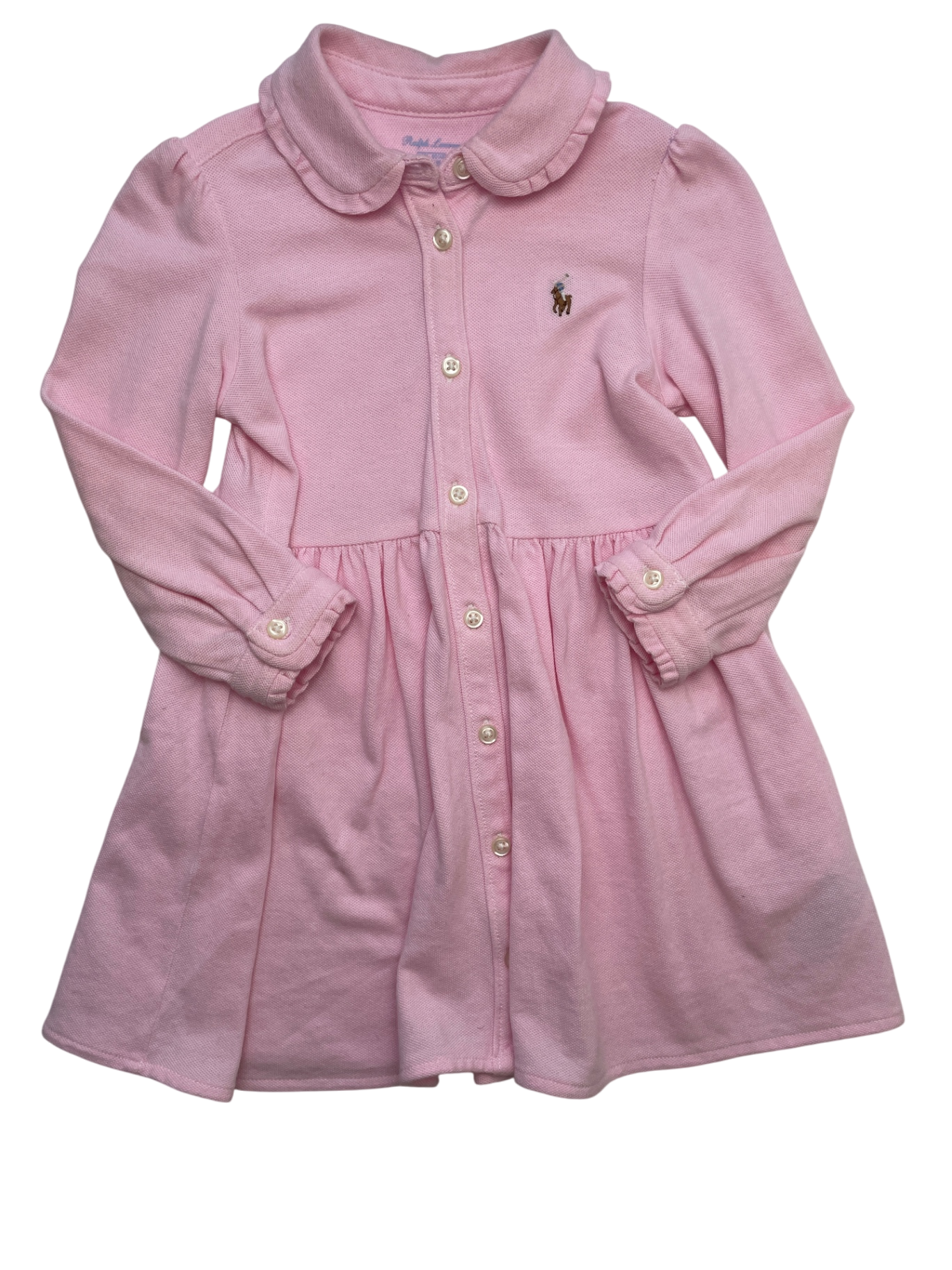 Ralph Lauren Dress - Pink Button Up w/ Bloomers | size 18 Months