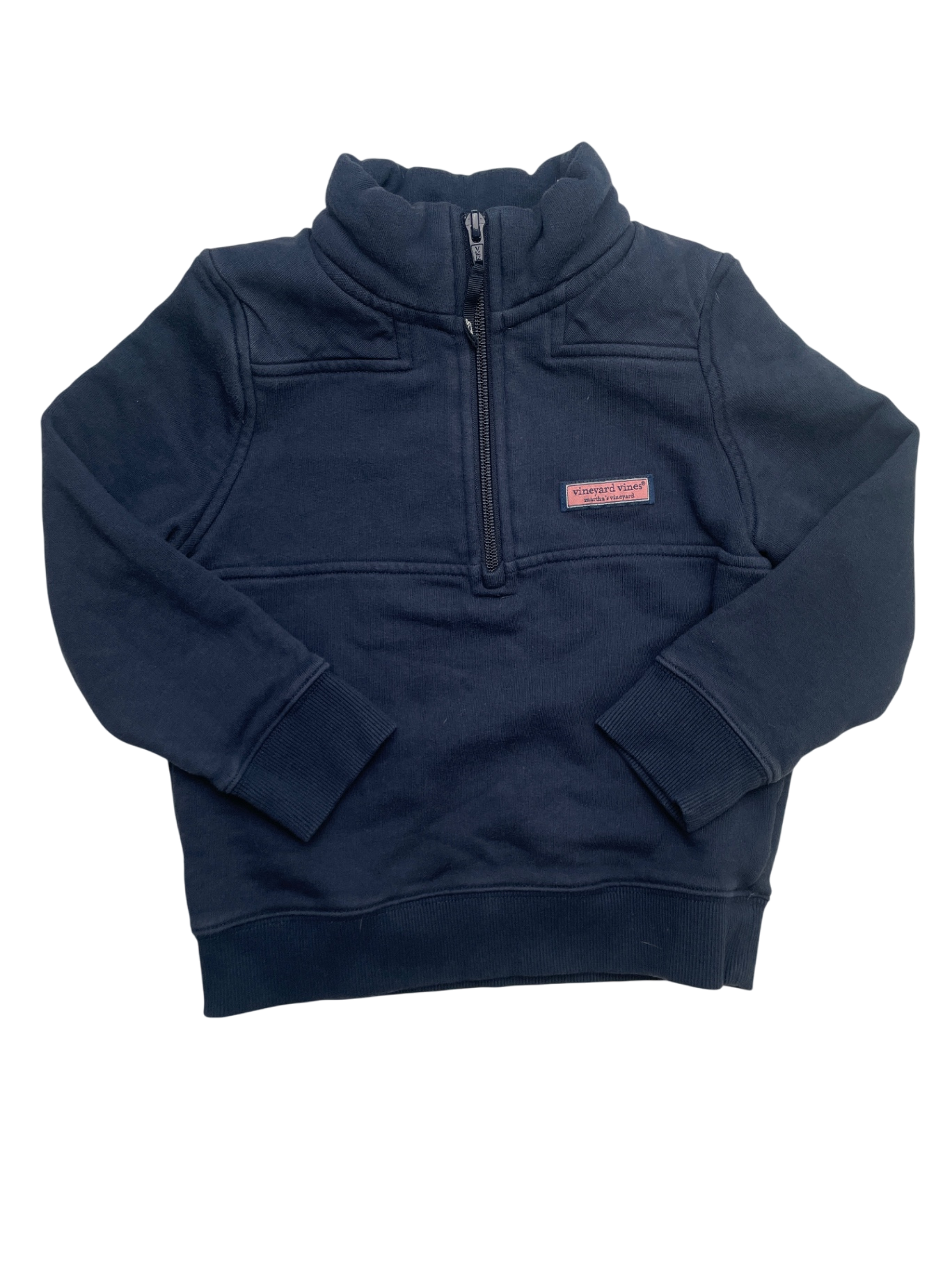 Vineyard Vines Sweatshirt - Navy Blue Shep Shirt 1/4 Zip | size 5T