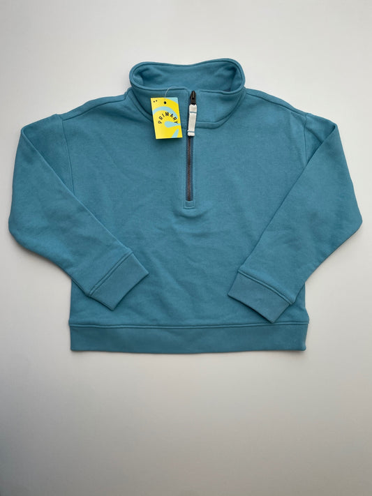 Primary Sweatshirt - Blue Solid 1/4 Zip | size 4T