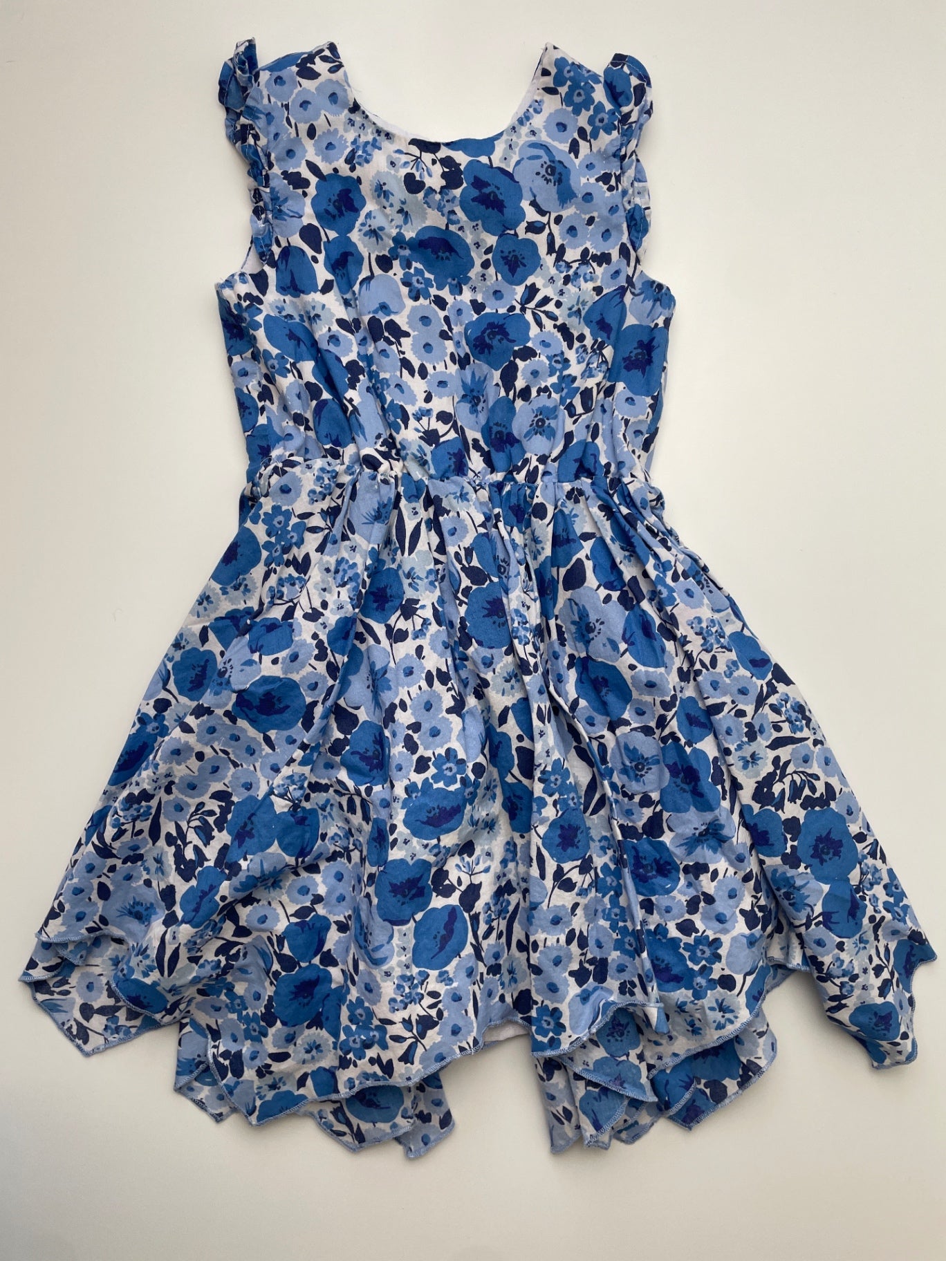 Tahari Dress - Blue Sleeveless Floral | size 3T