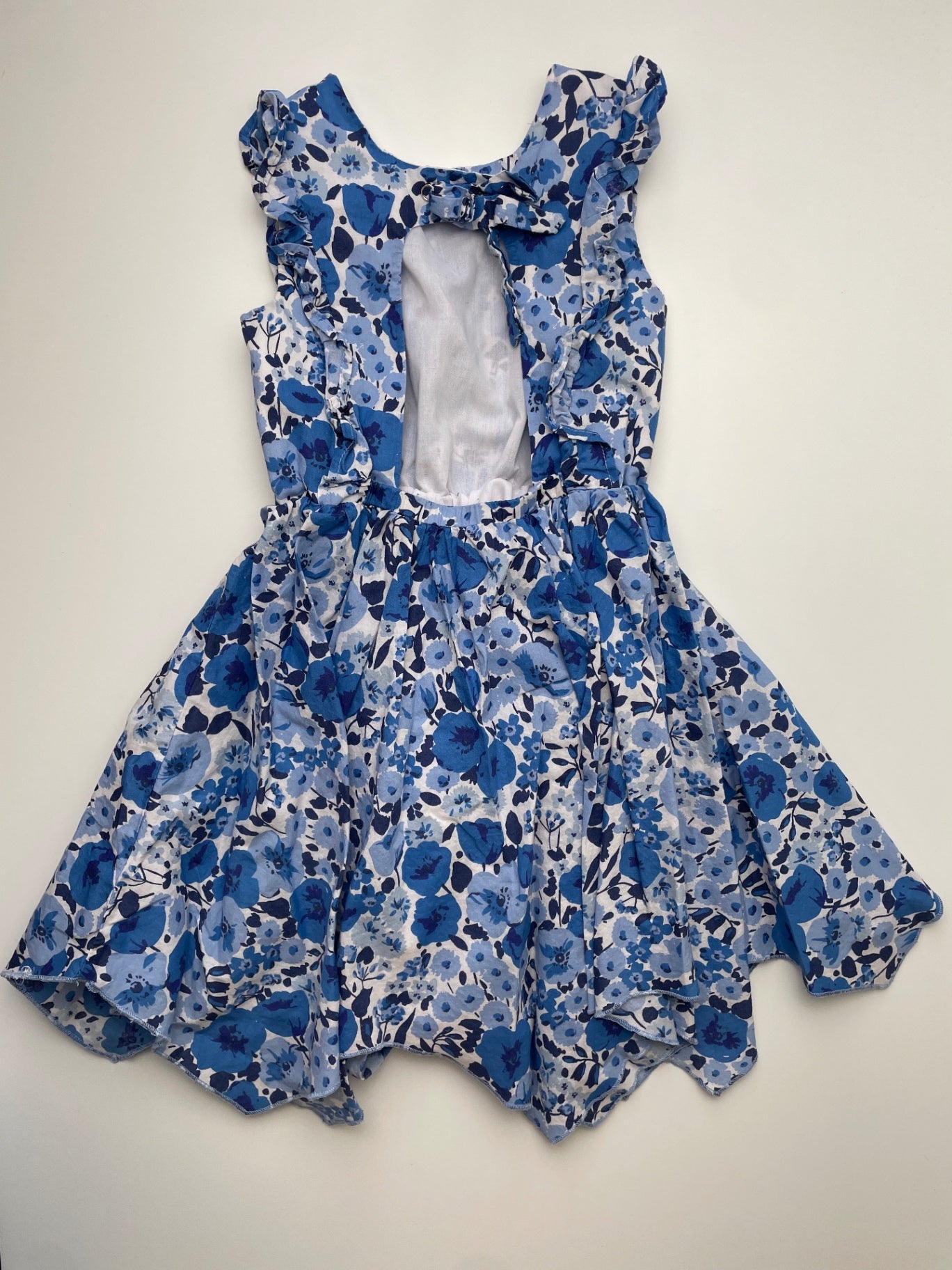 Tahari Dress - Blue Sleeveless Floral | size 3T