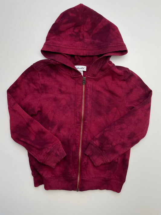 Splendid Sweatshirt - Red Tie Dye Full Zip Hoodie | size 4T