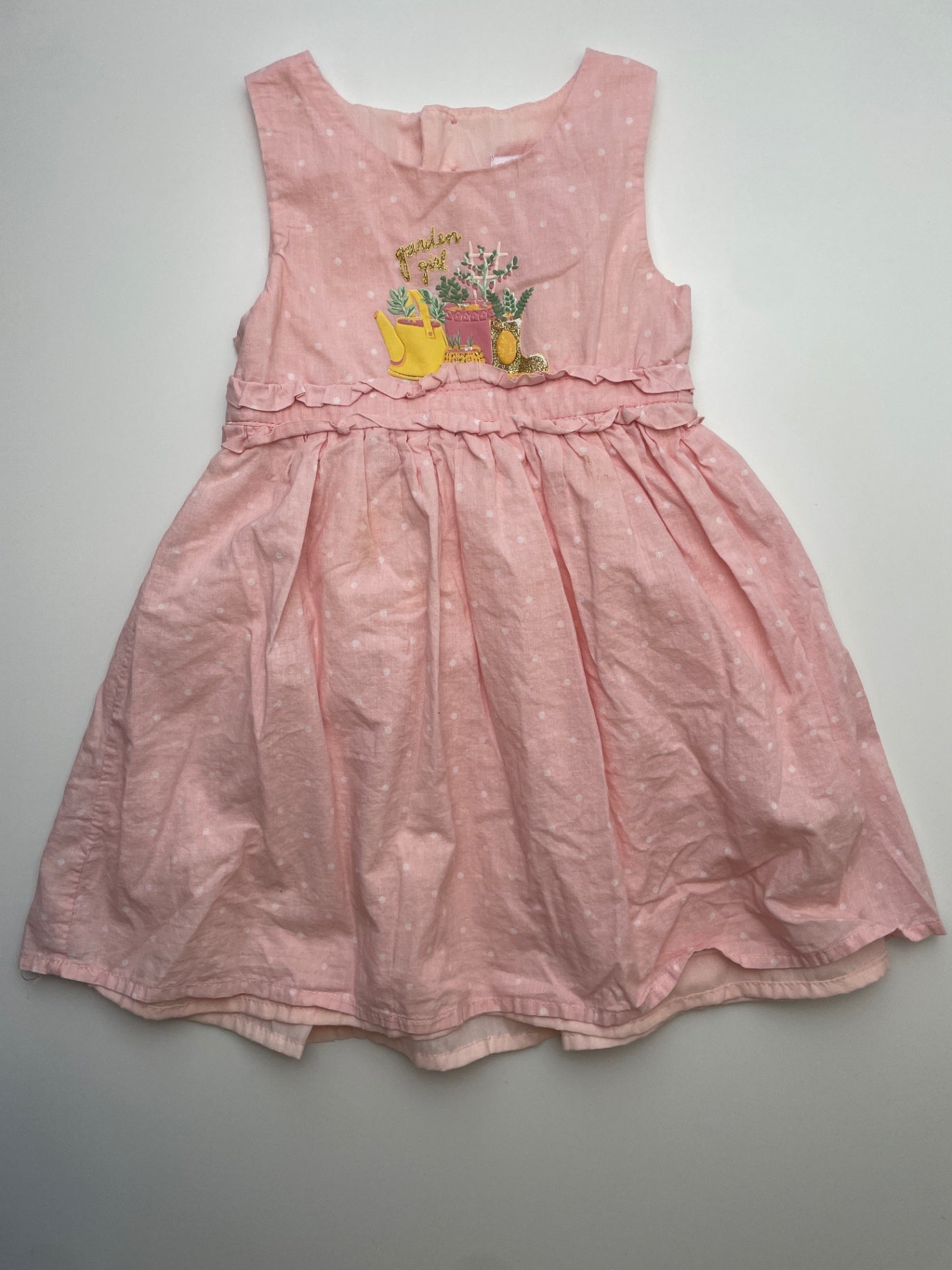 Tommy Bahama Dress - Pink 'Garden Girl' Sleeveless Polka Dot | size 3T