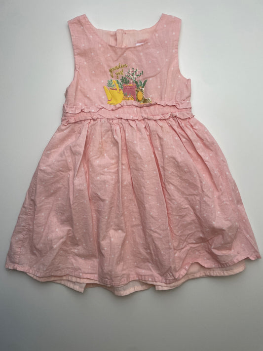 Tommy Bahama Dress - Pink 'Garden Girl' Sleeveless Polka Dot | size 3T