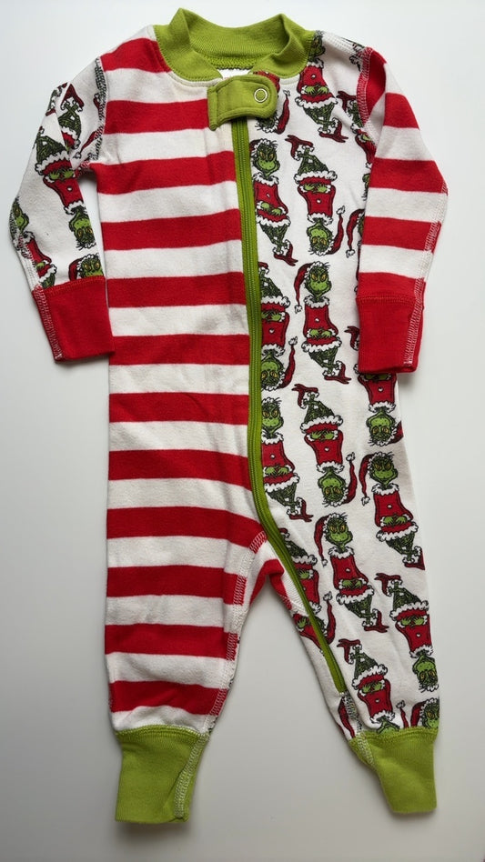Hanna Andersson Pajamas - Dr. Seuss Grinch Sleeper | size 3 - 6 Months
