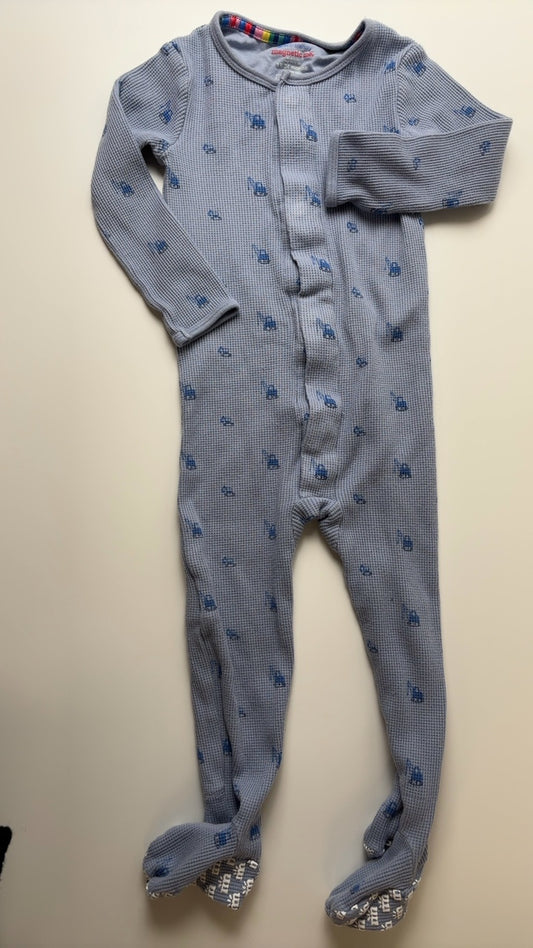 Magnetic Me Pajamas - Waffle Knit Construction Graphic | size 18 - 24 Months