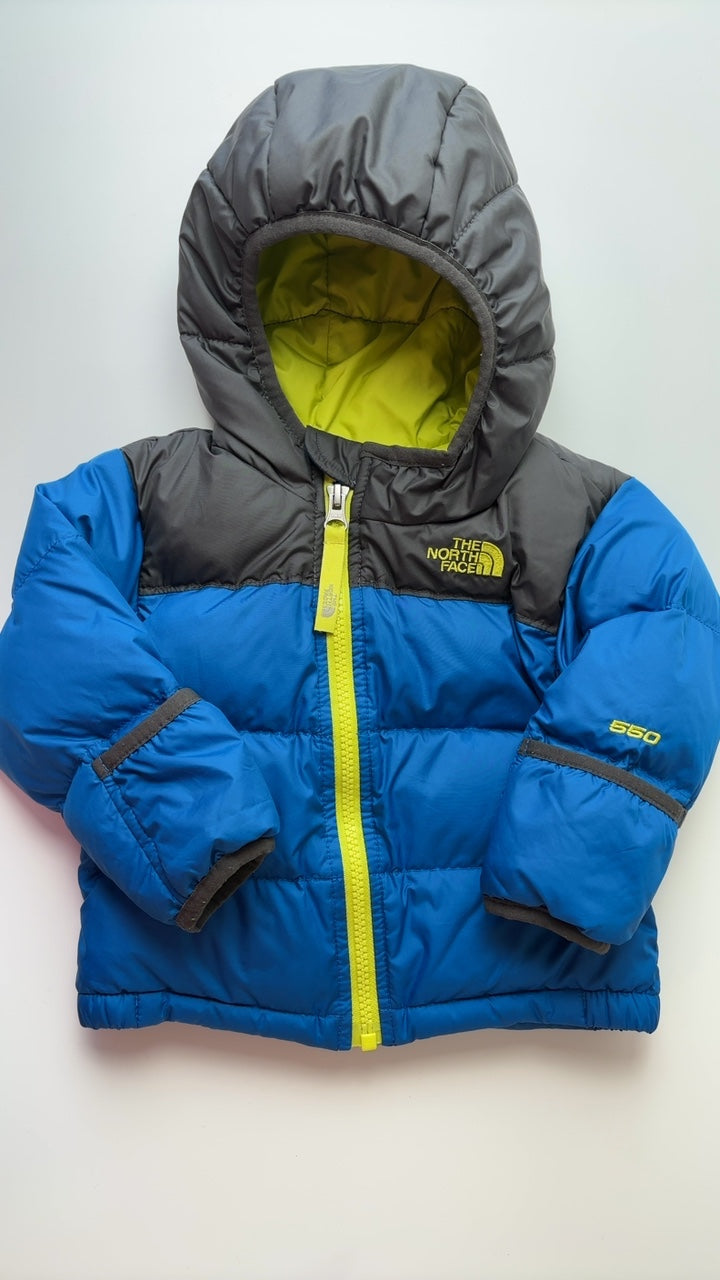 The North Face Coat/Jacket - Blue 550 Puffer | size 6-12 months