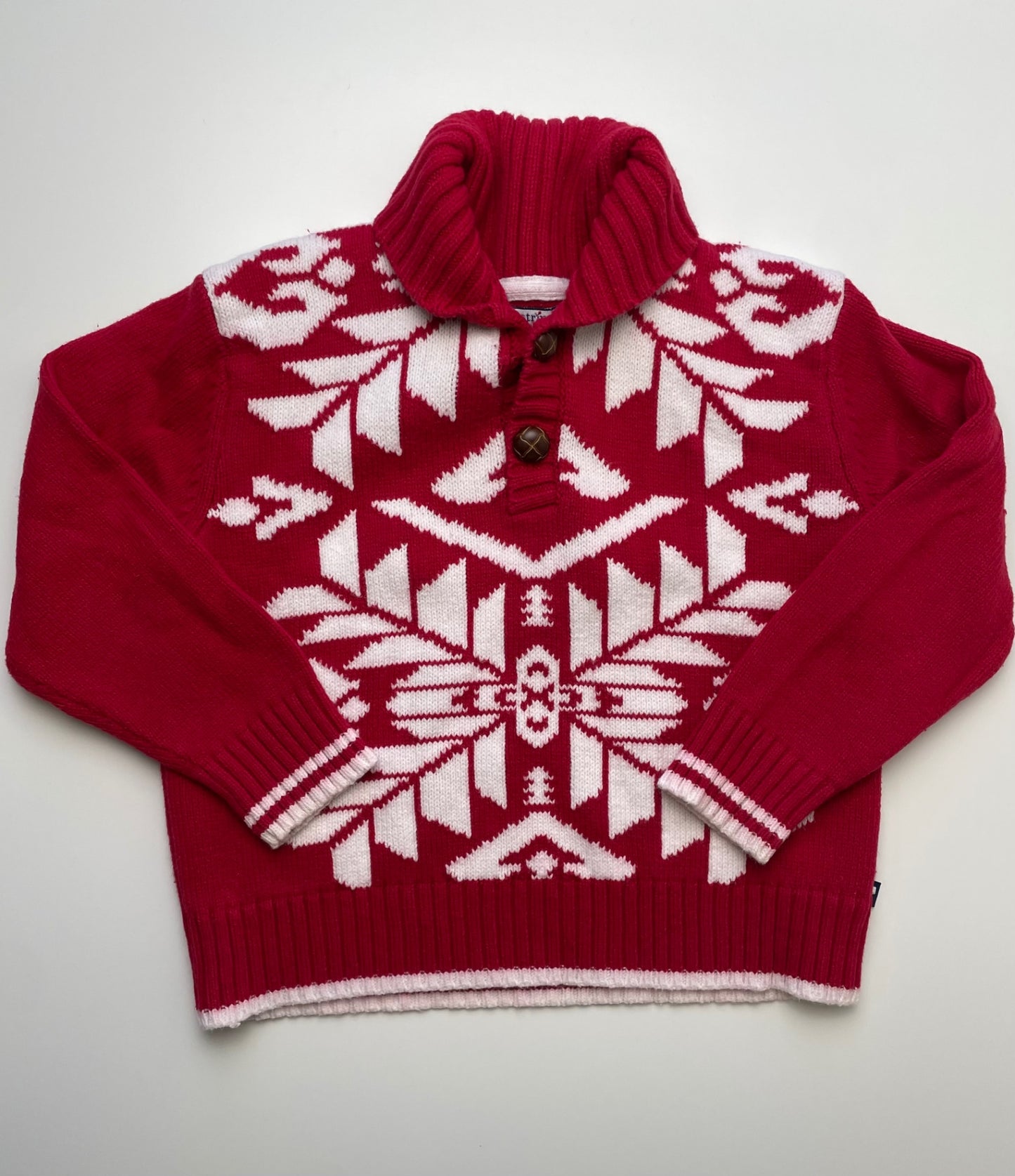 Kitestrings Sweater - Snowflake Pattern | size 4T