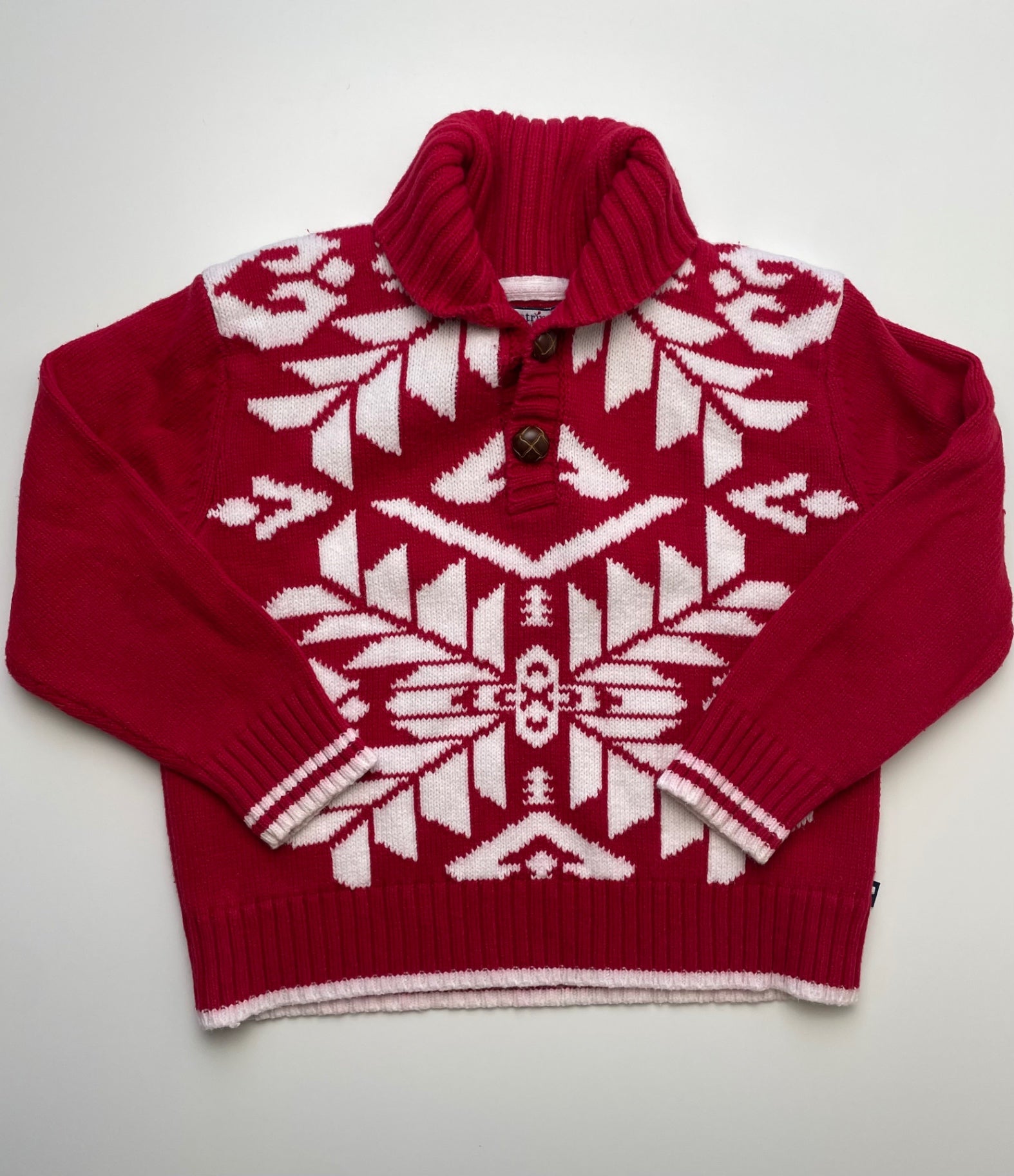Kitestrings Sweater - Snowflake Pattern | size 4T
