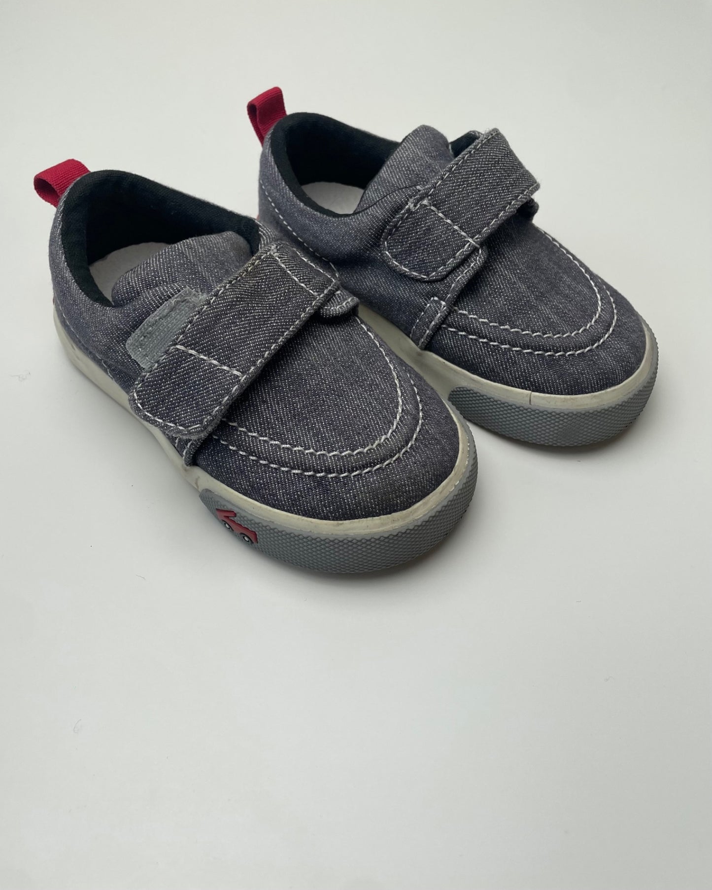 See Kai Run Shoes - Blue Velcro Canvas | size Shoe 6