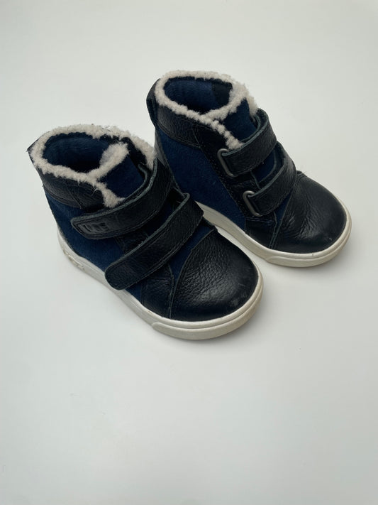 UGG Shoes - Black High Top Leather Suede | size Shoe 6