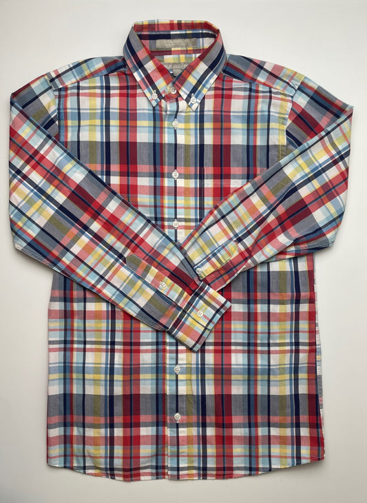 Nordstrom Shirt - Multicolor Plaid Button Down | size 14