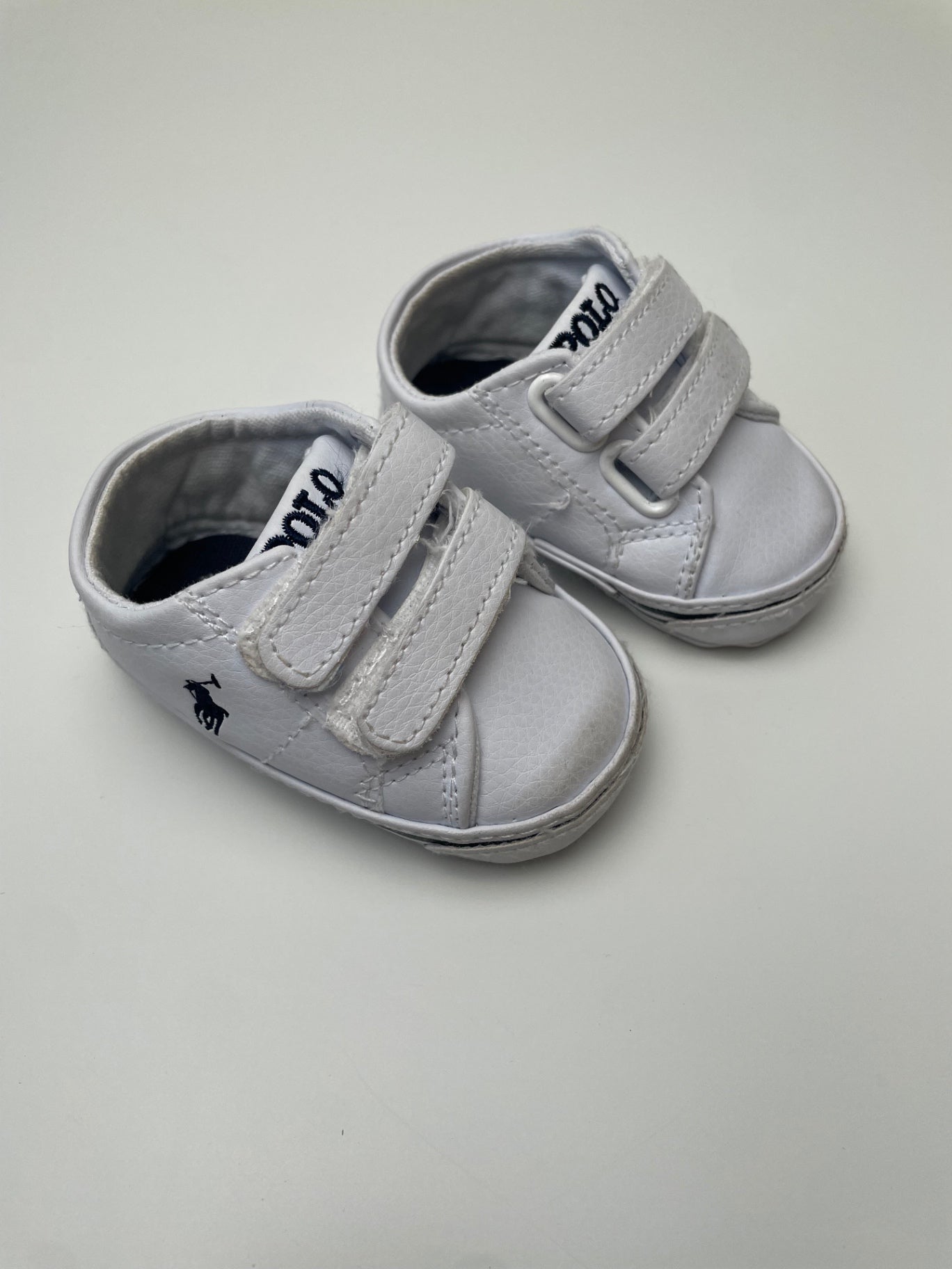 Ralph Lauren Shoes - White Velcro Sneaker Crib Shoe | size Shoe 1