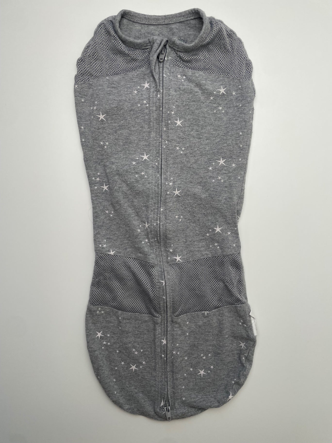 Happiest Baby Swaddle - Gray Star Pattern | size 0 - 2 Months