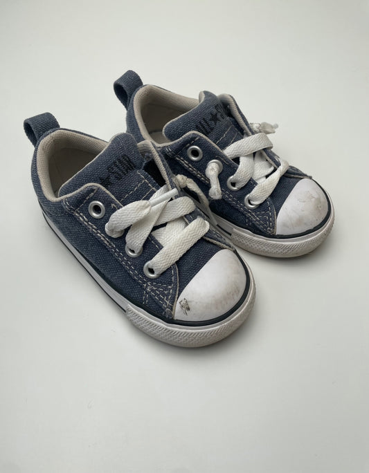 Converse Shoes - Blue Canvas Sneaker | size Shoe 6